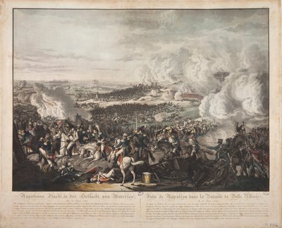 The Flight of Napoleon at the Battle of Waterloo by Johann Moritz Rugendas